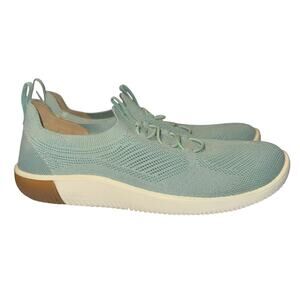 Keen Knx Knit Lace Sneakers Shoe Womens 10 Seafoam Green Pull on Outdoor Camping